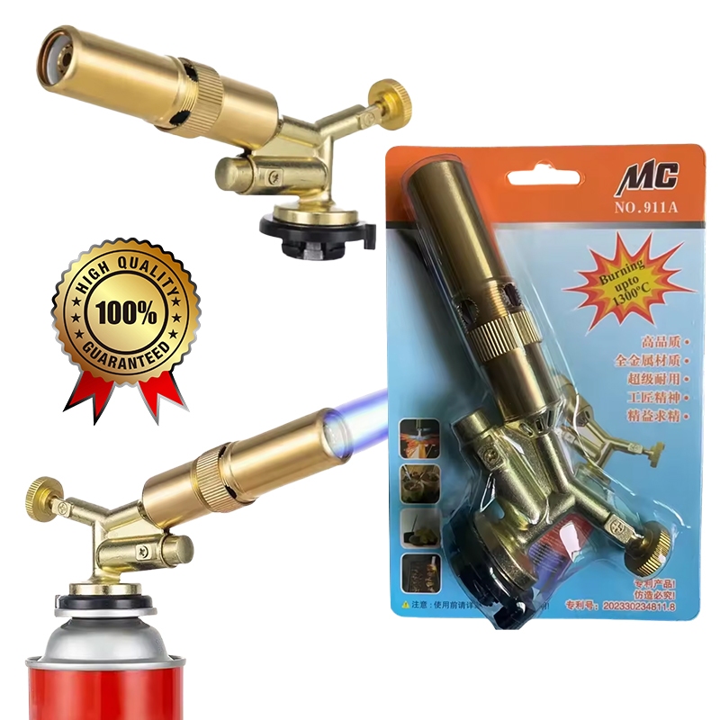 Kepala Gas Flame Gun Torch kuningan pemantik kepala Torch Gun Gas Portable Kuningan Pemantik