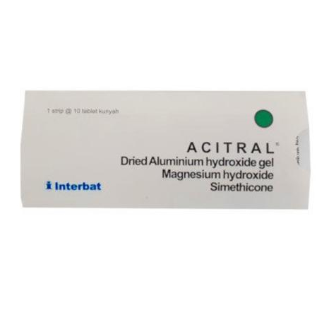 Acitral 10 Tablet - Obat Asam Lambung & Gerd
