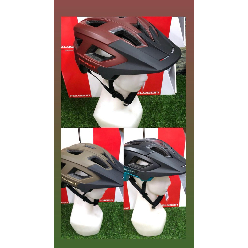 Helm / HELMET POLYGON PATHFINDER Sepeda MTB GRAVEL XC