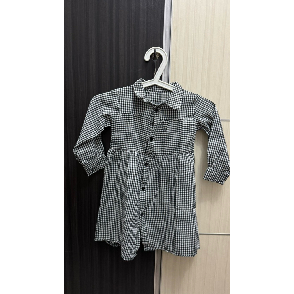 Dress Gingham Anak