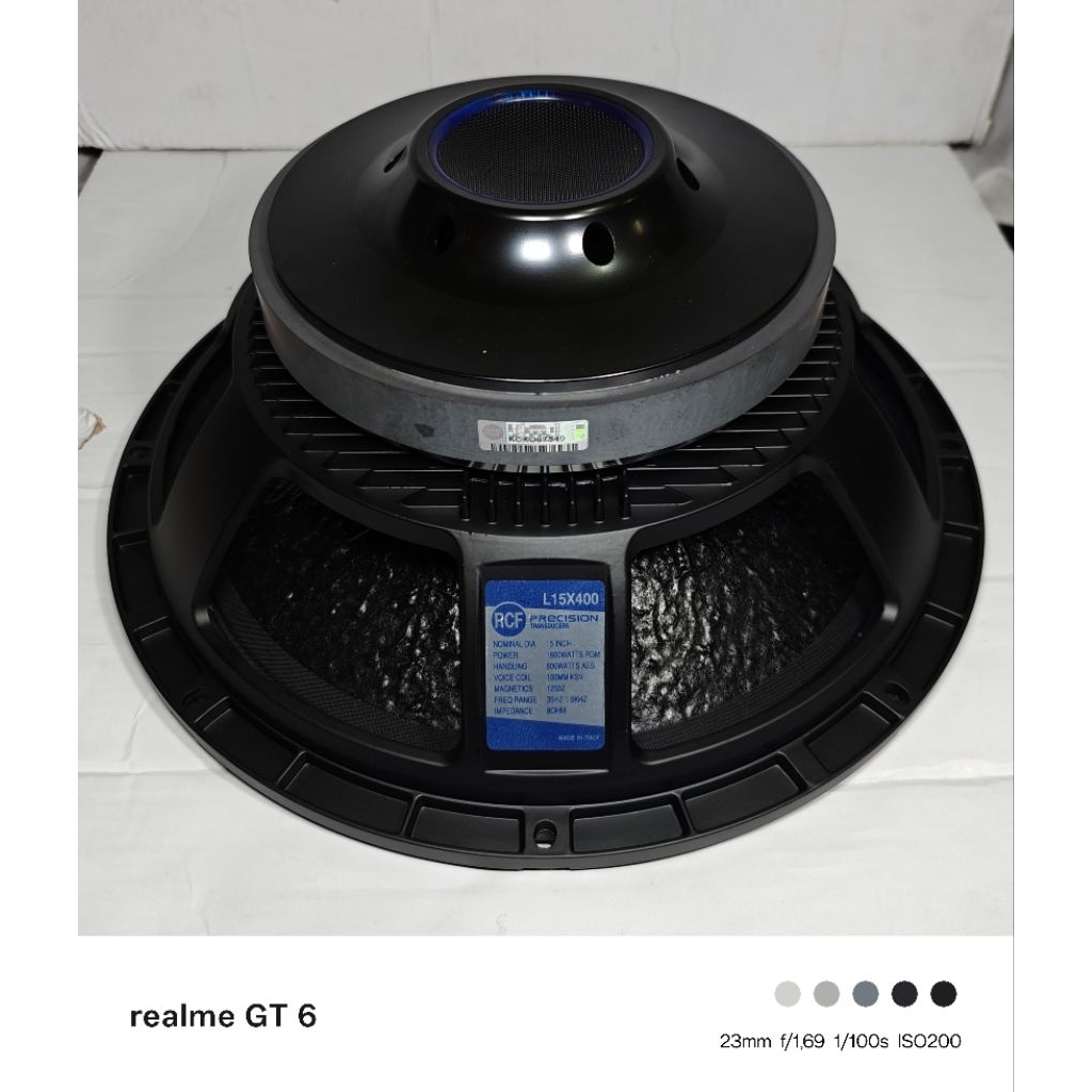 Komponen Speaker / 15 Inch / RCF LF15X400 / VC 4 IN / LF15 X400 LF 15 X400 Coating Daun Jeruk / 97 d