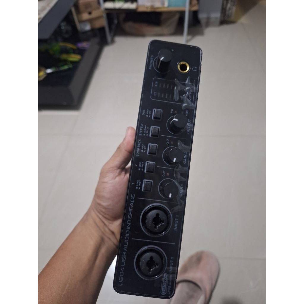 audio interface bomge u204 (second) no dus full original