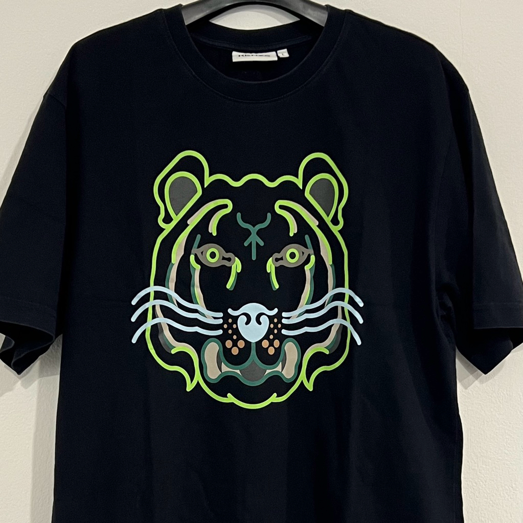 Kenzo Tiger T Shirt Black