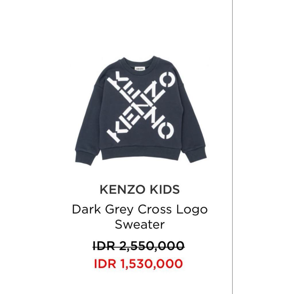 Preloved Kenzo Kids Sweatshirt 5y