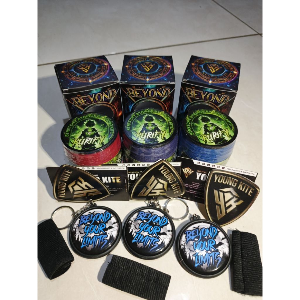 Gelasan Young Kite PURIFY Bahan N66 tekstur Garang
