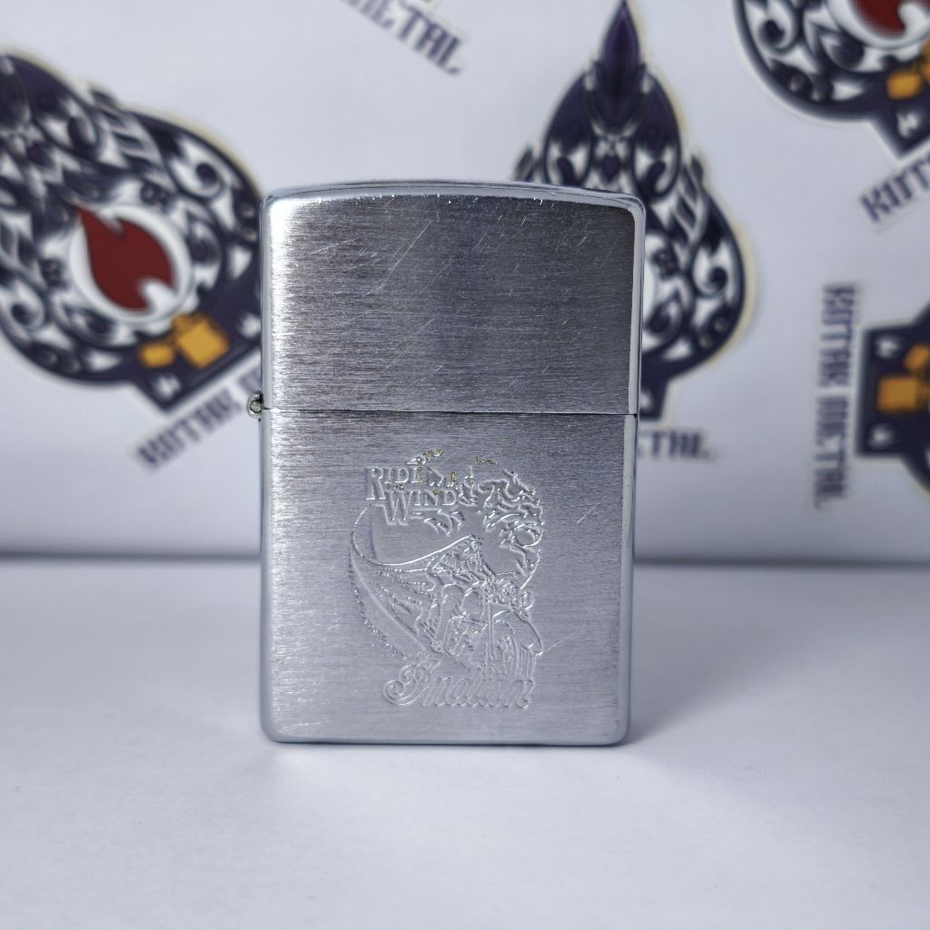 ZIPPO RIDE WIND INDIAN TAHUN 1996