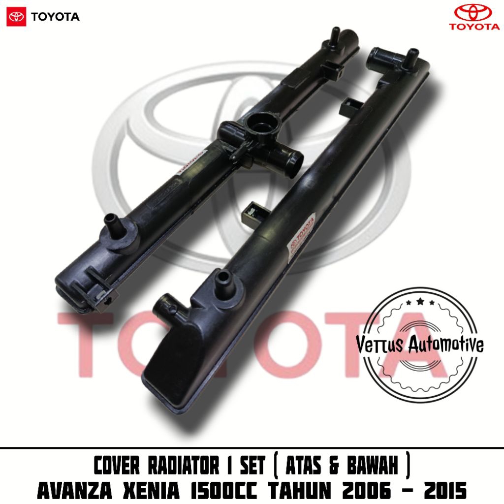 Cover Radiator Avanza Xenia 1500cc 2006-2015 1set ( Atas & Bawah ) Cover Radiator Avanza 1500cc