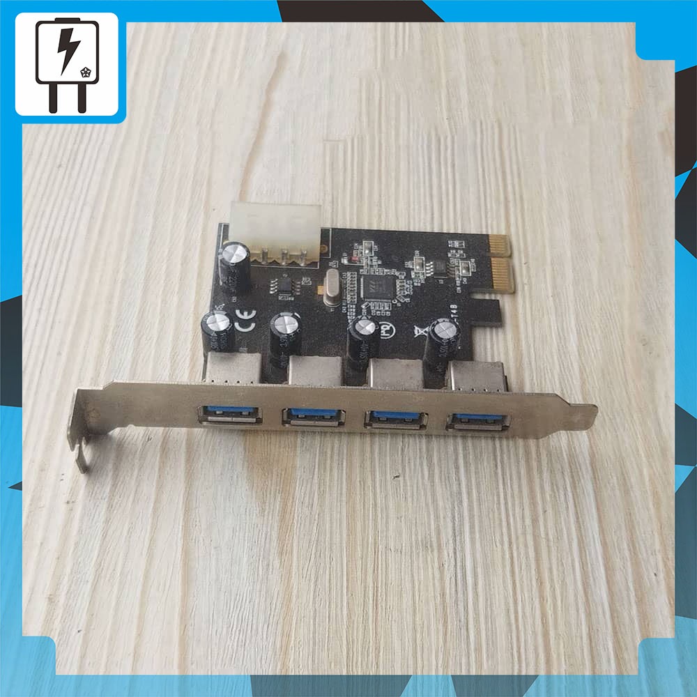 PCIE USB 3.0 CARD 4 Port Slot PCI Express SuperSpeed 5Gbps