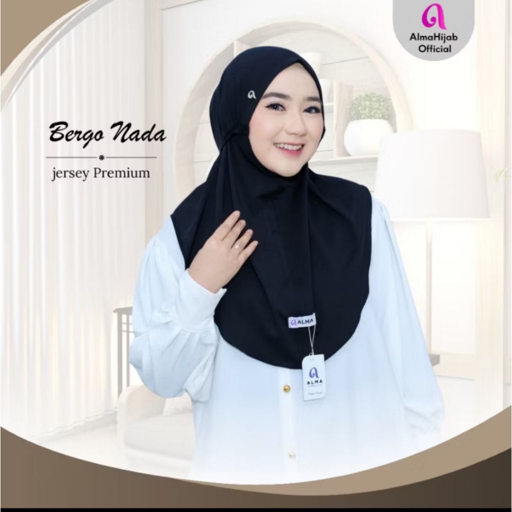 Bergo Tali/Bergo Jersey/Bergo Instan/Hijab Jersey