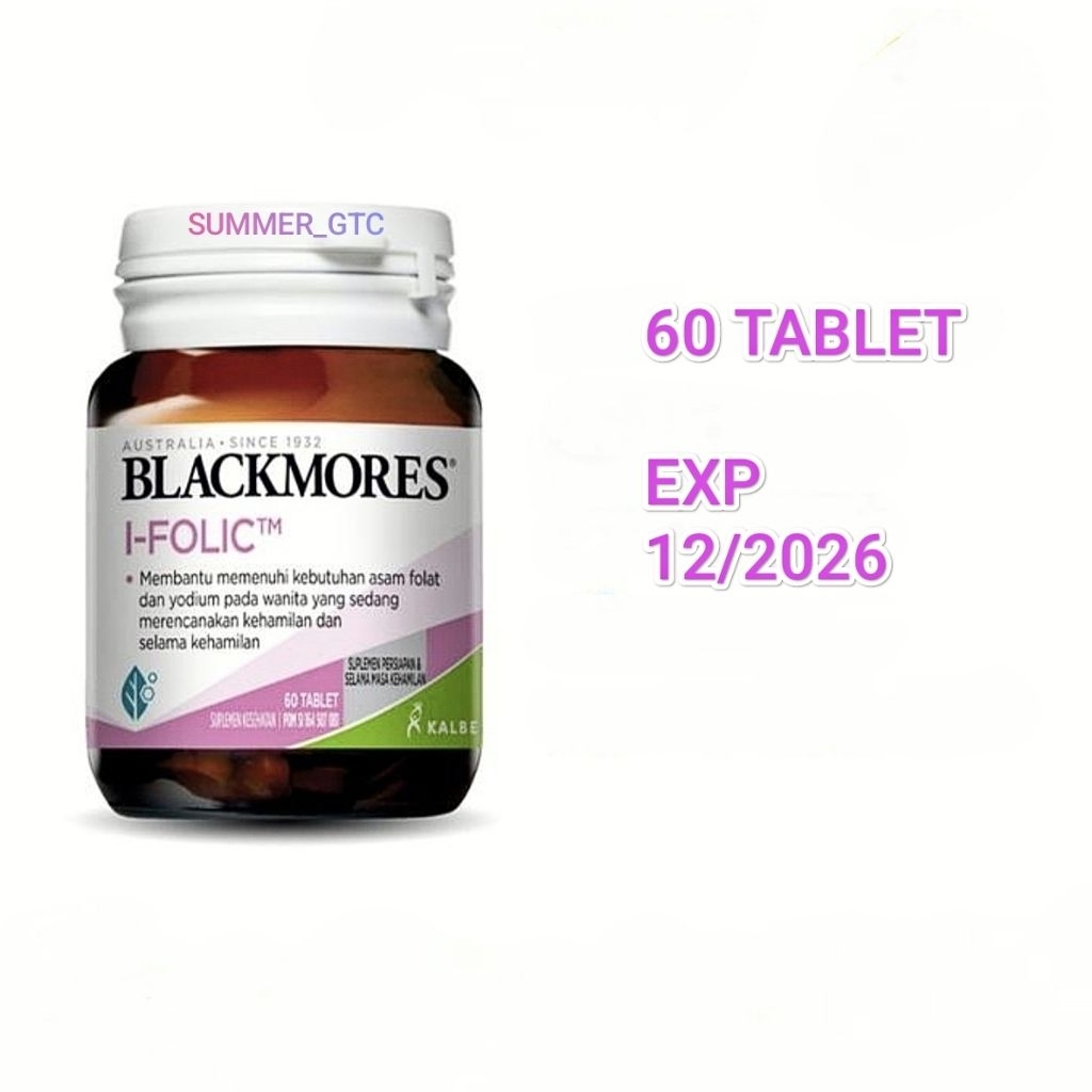 blackmores i-folic 60 tablet promil terlaris