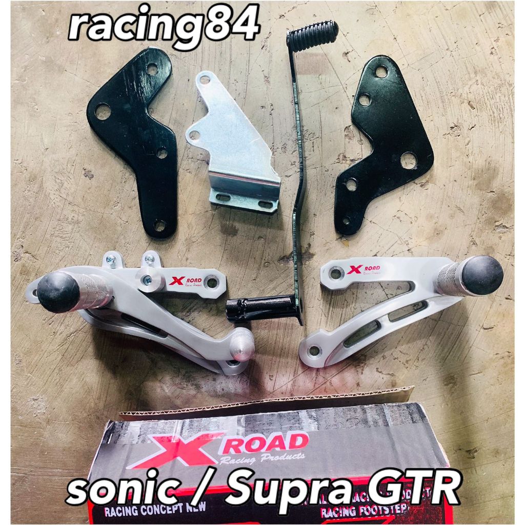 Footstep Underbond Xroad Sonic 125/150/150R/Sonic150/Supra GTR Underbone/Underbon Foot Step X-Road a