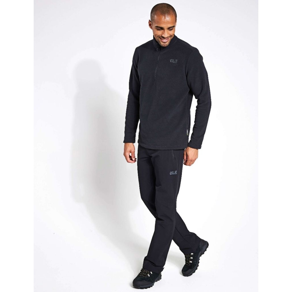 jack wolfskin polar flece tanus halfzip jaket outdoor original