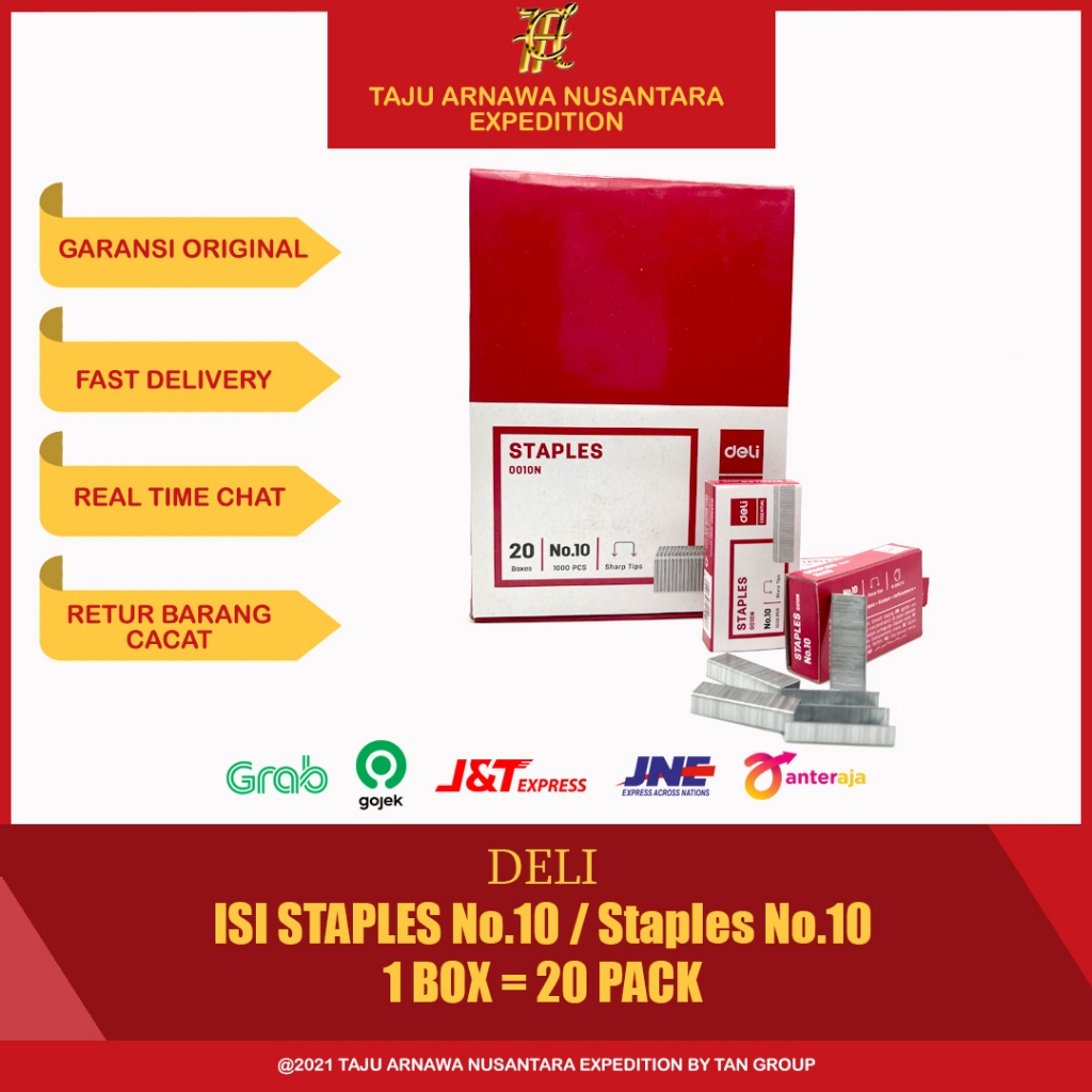 Isi Staples No.10 / Staples No.10 / Isi Staples Deli