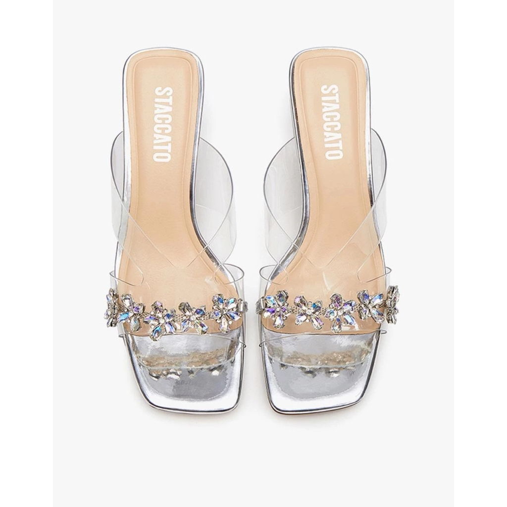 Staccato Sandal A3105-SLR Heels - Silver