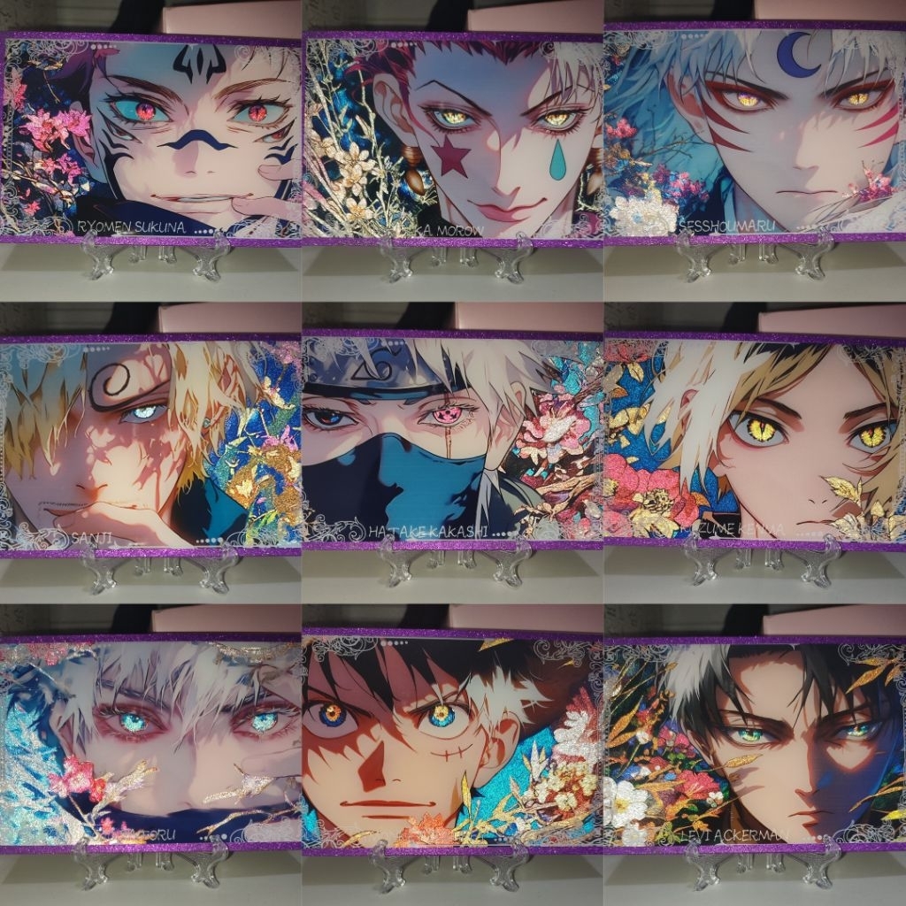 Shikishi A6 [Gojo] • [Sukuna] • [Luffy] • [Sanji] • [Kakashi] • [Levi] • [Kaito Kid] • [Kenma] • [Hi