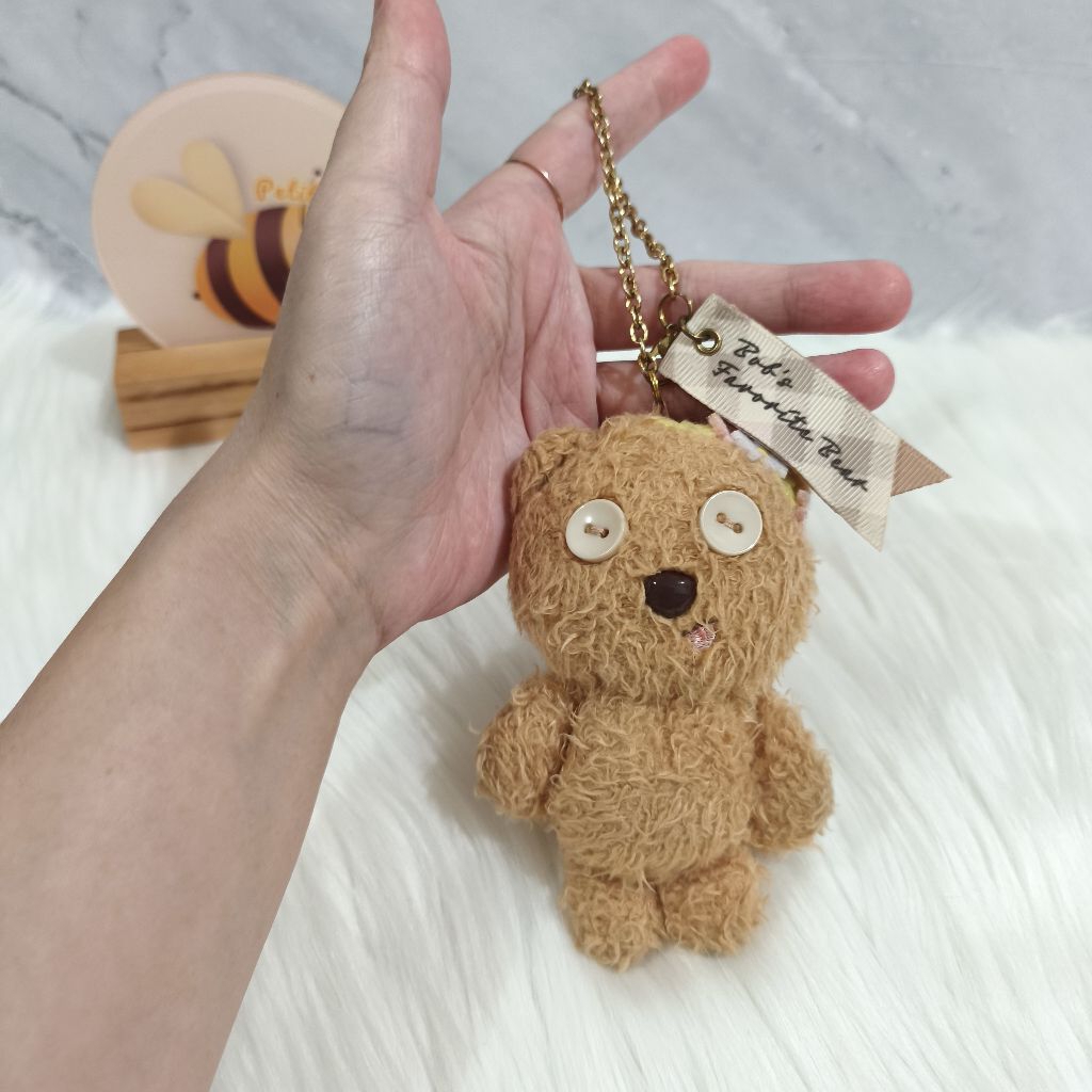 Bagcharm Keychain Teddy Bear Tim Bob Minion Original USJ