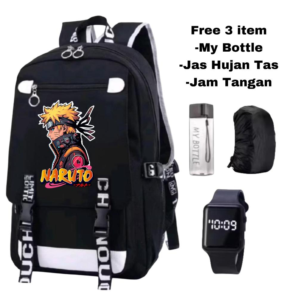 tas ransel anak Naruto-tas anak karakter Naruto-tas anak bergambar Naruto