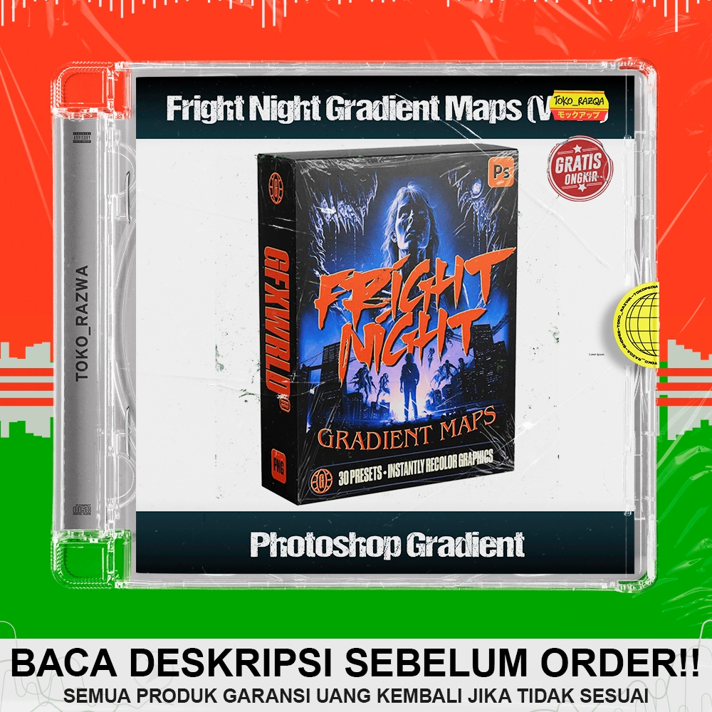 Photoshop - FULLERMOE - Fright Night Gradient Maps (Vol. 1)