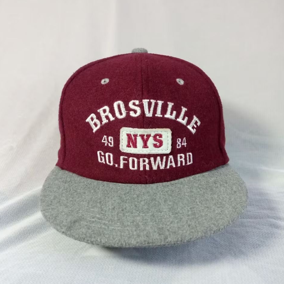 Topi Snapback Bronsville NYS Go Forward Wool Millitage Original