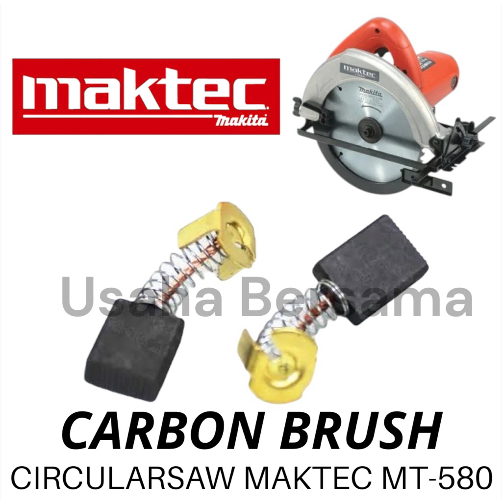 CARBON BRUSH MT580 CIRCULARSAW MAKTEC ARANG MT-580 BROSTEL CIRCULARSAW MAKTEC MT 580