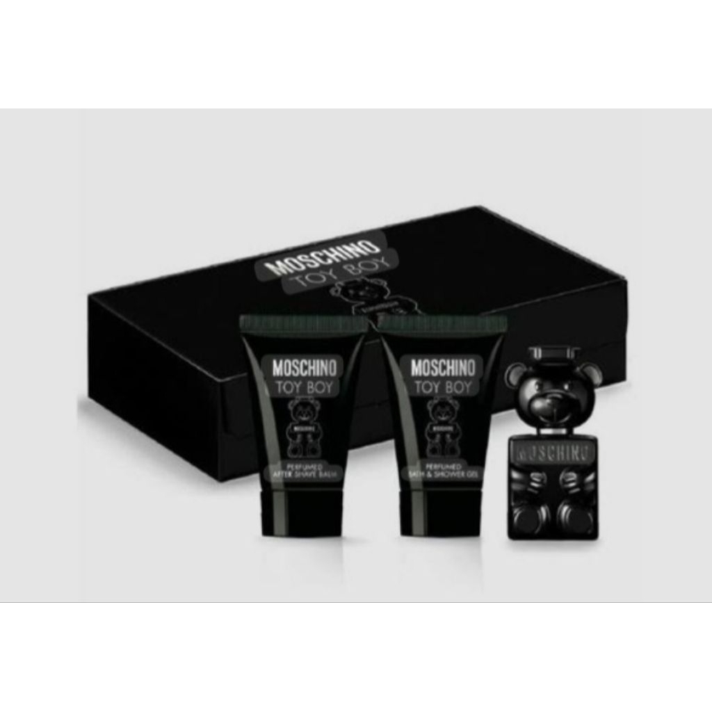 Moschino toy boy miniatur gift set isi 3 pcs