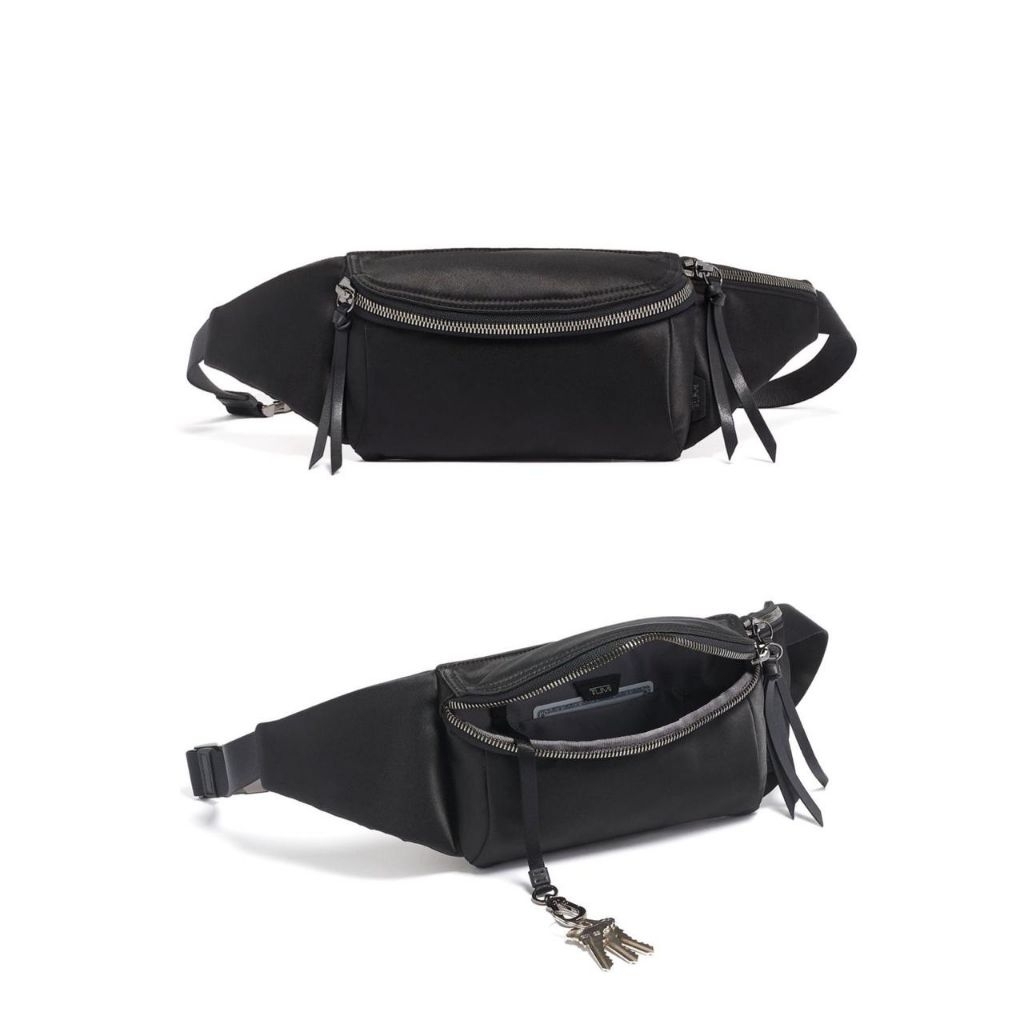 tas pinggang tumi devoe black NWT