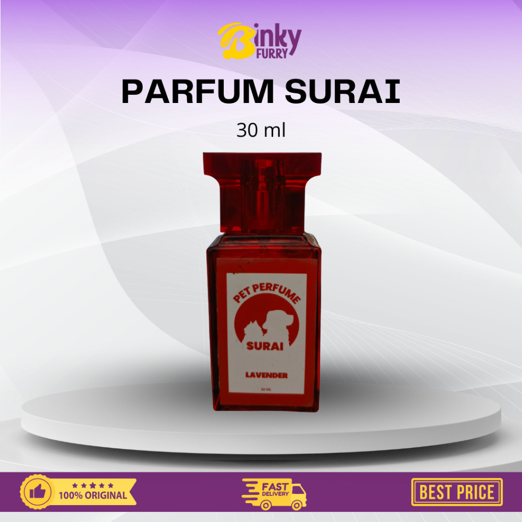 Surai Parfume Kucing & Anjing 30 ml Botol Kaca