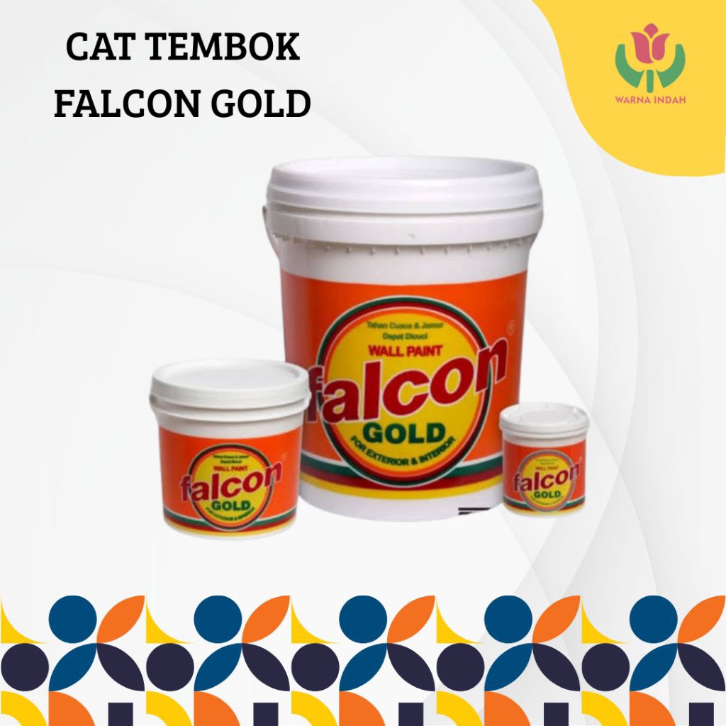 CAT TEMBOK FALCON GOLD 25 KG - CAT HARGA EKONOMIS - READY SEMUA WARNA