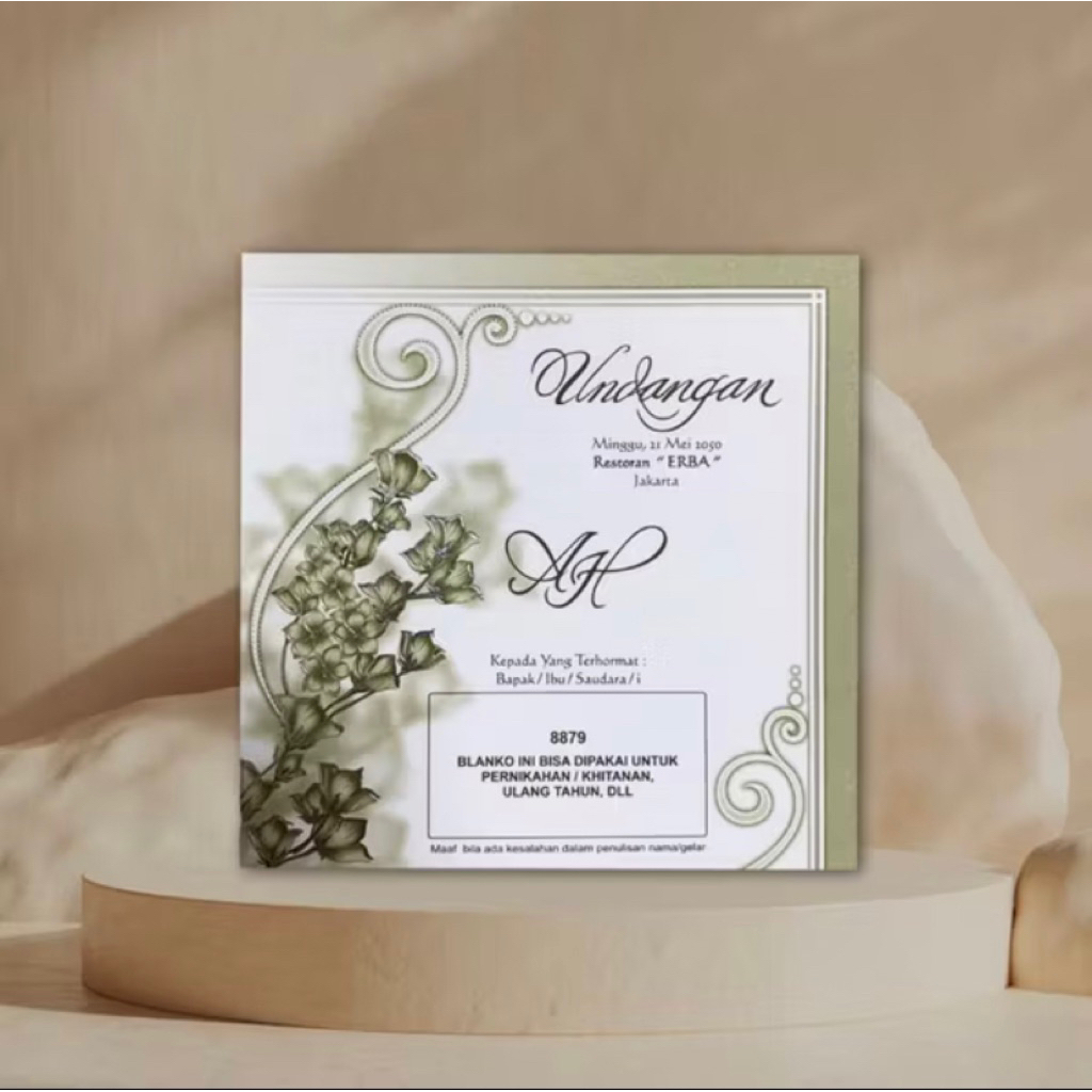 Blanko Undangan Erba 8879
