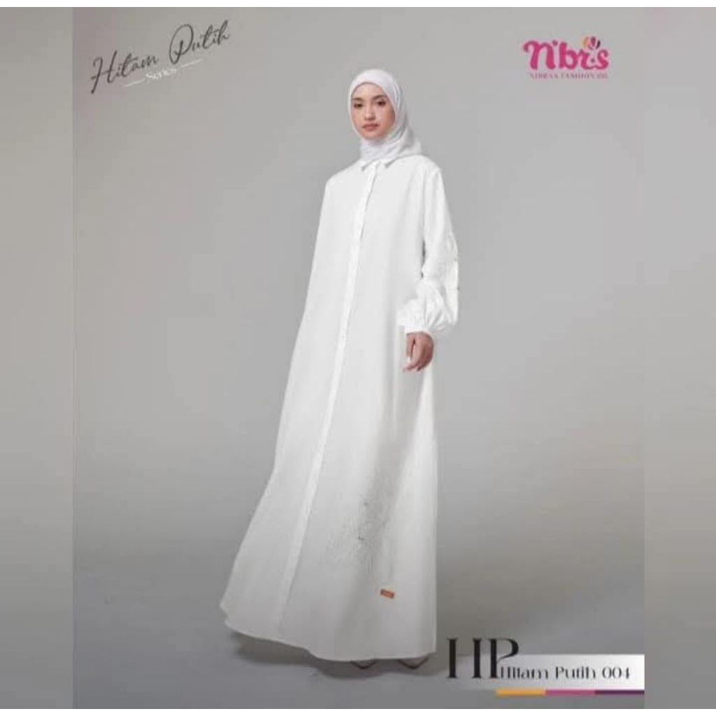 NIBRAS HP 004 / GAMIS PUTIH / GAMIS MANASIK