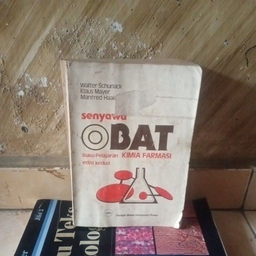 original bekas; Senyawa Obat buku pelajaran Kimia Farmasi edisi 2 oleh Walter Schunack UGM Press
