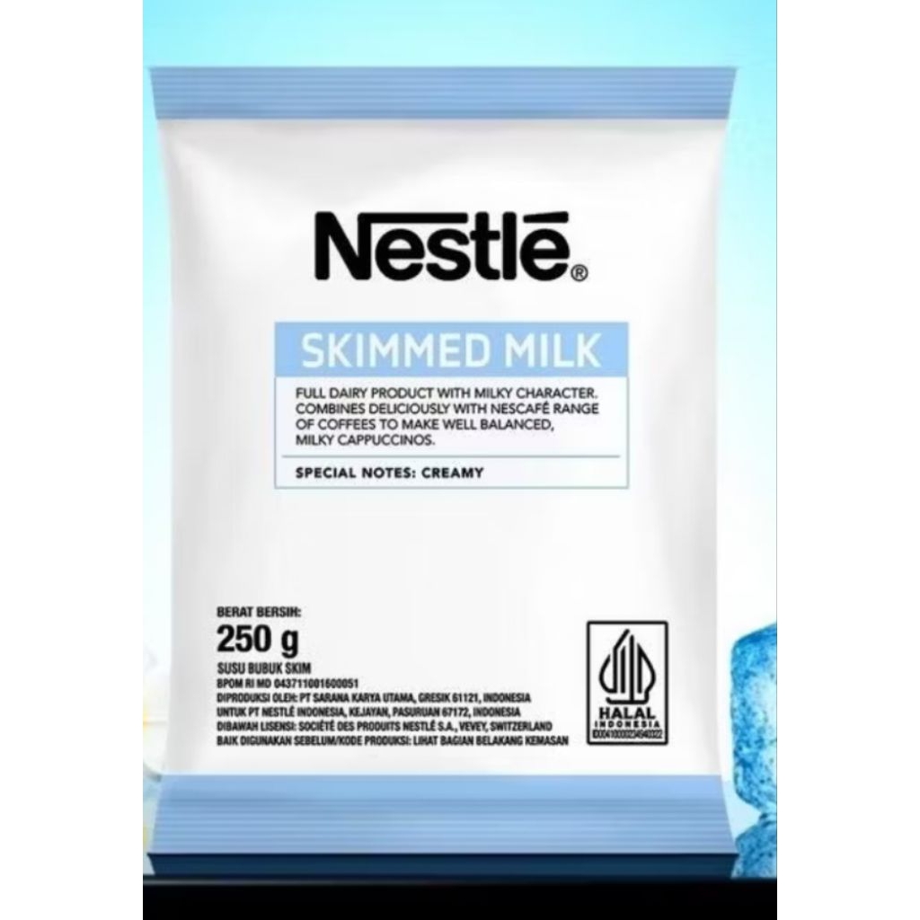 Susu Skim Milk Nestle 250gr/ Susu rendah lemak nestle