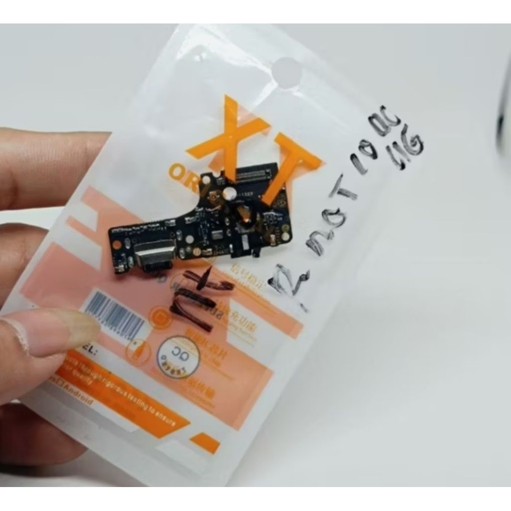 PAPAN CAS/PAPAN PCB CHARGER HP XIAOMI REDMI NOTE 10 4G/NOTE 10S FULL IC ORIGINAL