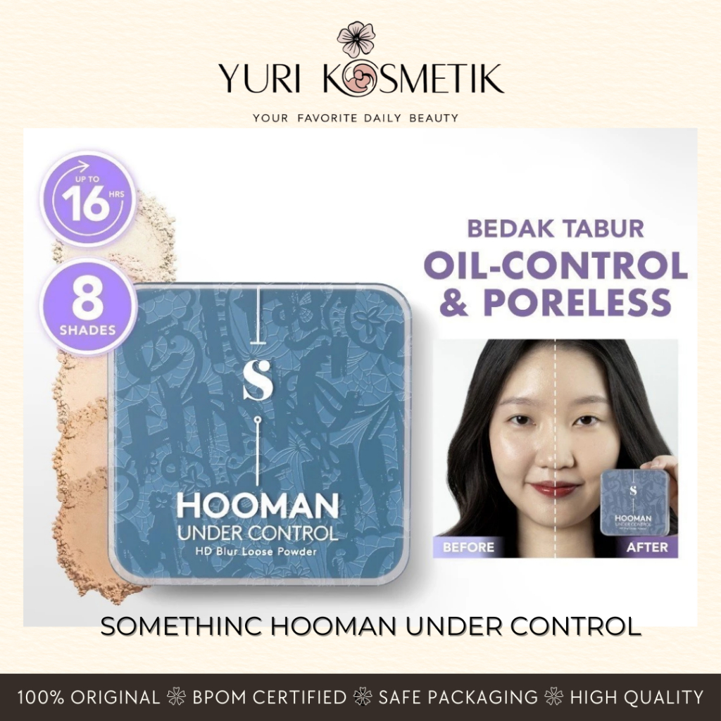 Somethinc Hooman Under Control HD Blur Loose Powder 13gr Yuri Kosmetik