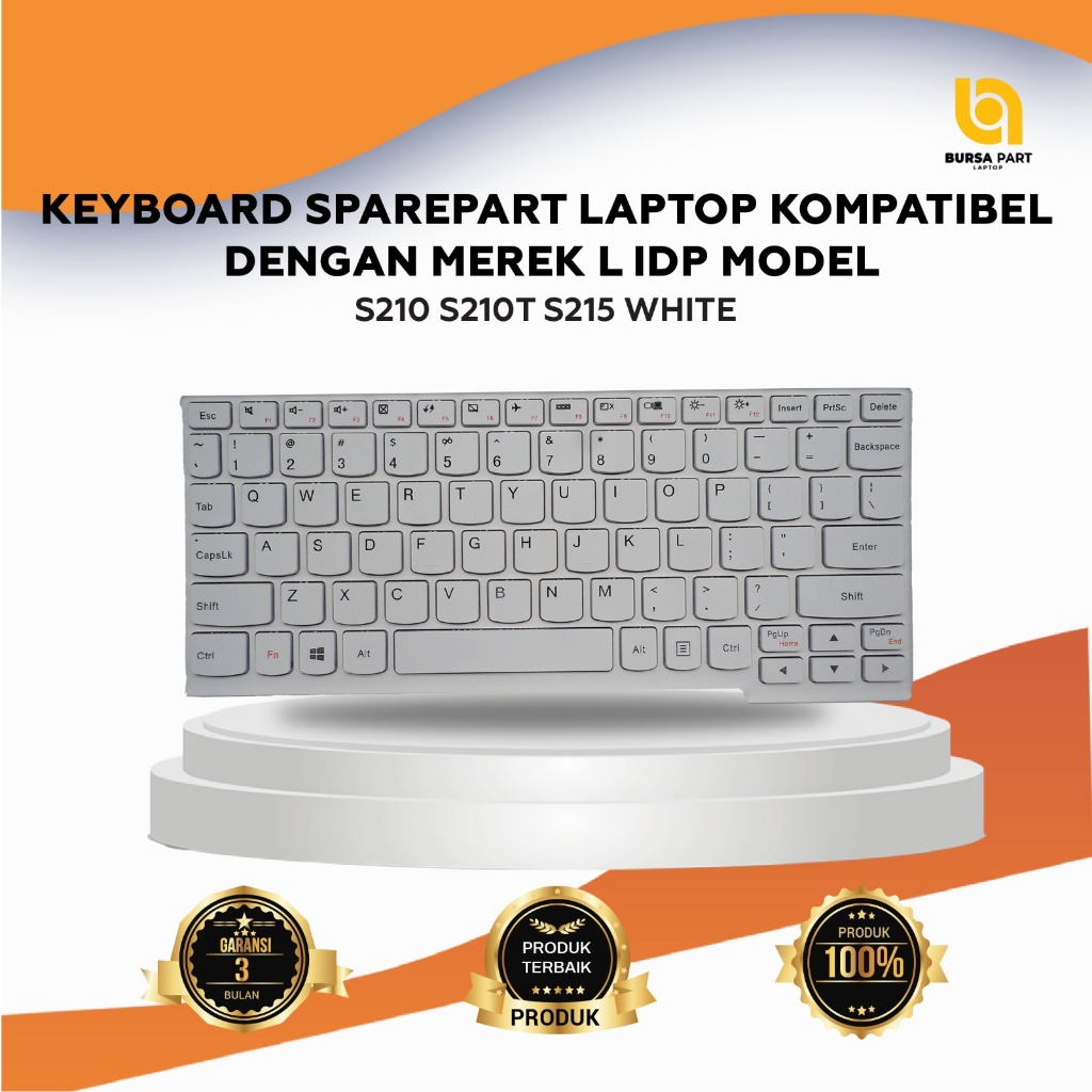 Keyboard Lenovo IdeaPad S210 S210T S215 S215T White