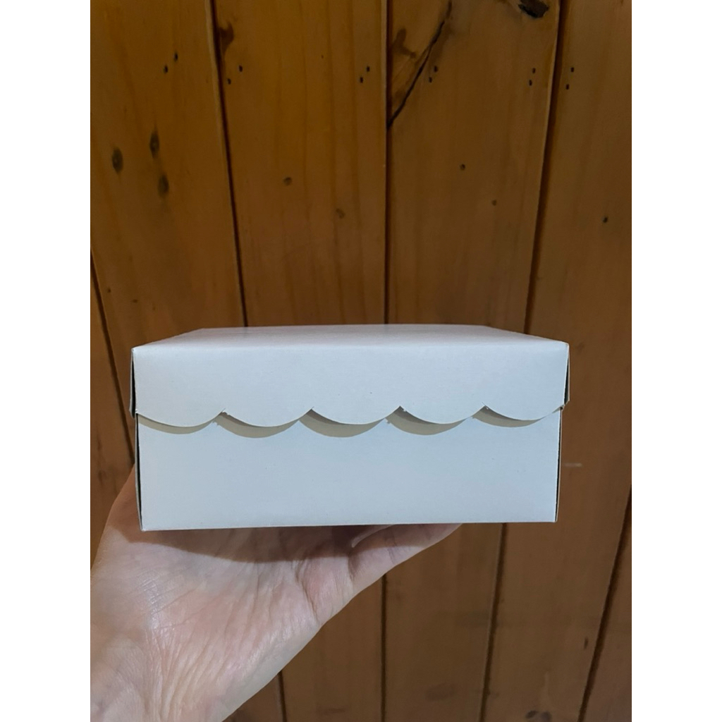 Dus Kue Putih | Snack Box Putih | Kardus Kue Putih | Dus Duplex