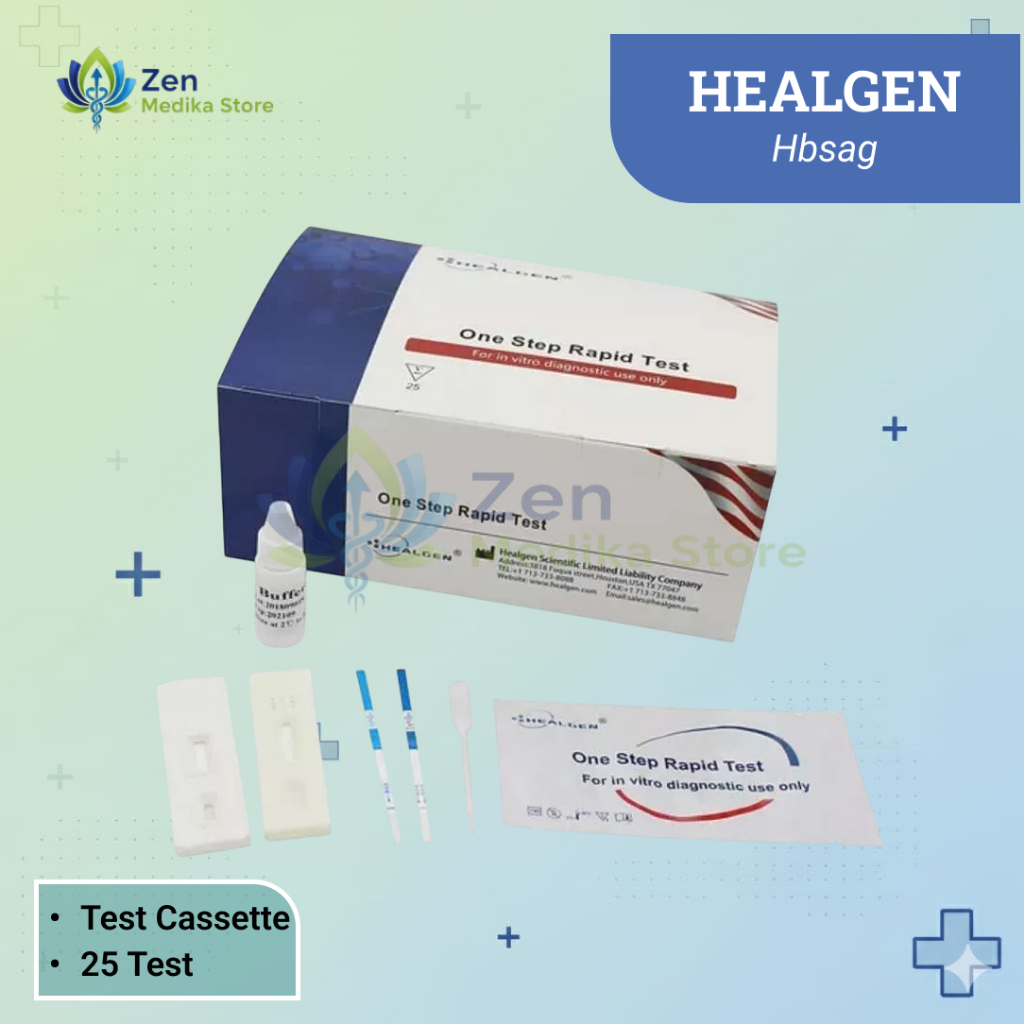 HBsAg TEST CASSETTE (25 TEST) | HEALGEN