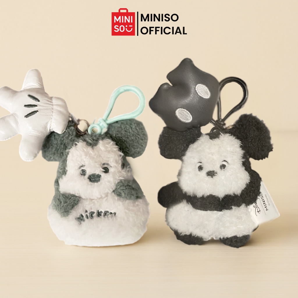 Miniso x Disney Mickey Mouse Fun Life Collection Plush Pendant Gantungan Tas Disney Mickey Mouse Gan