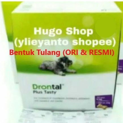 Drontal dog / drontal plus tasty / obat cacing anjing / obat cacing drontal