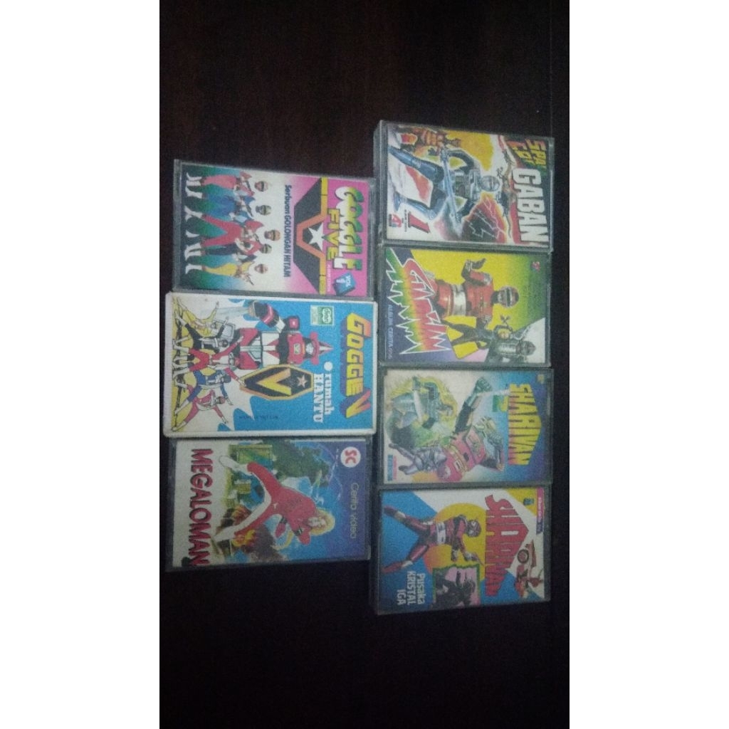 Paket 7 kaset pita cerita anak lawas