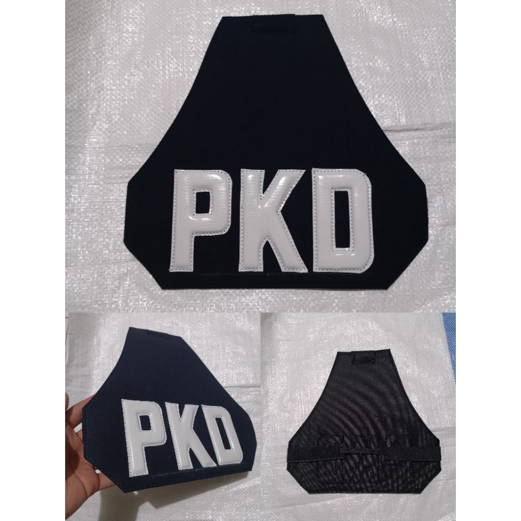 BAN LENGAN PKD TIMBUL, BAN LENGAN PKD KAIN, BIRU DONGKER