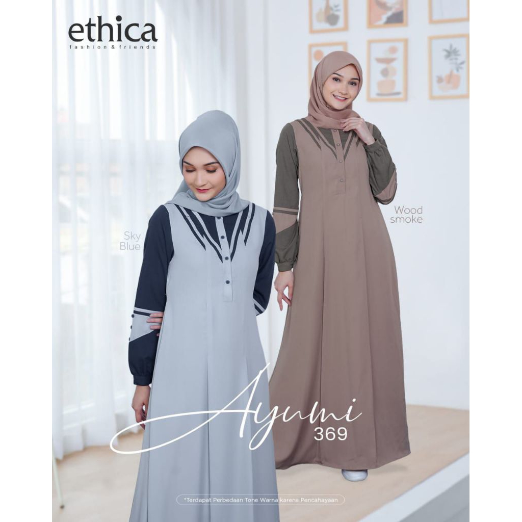 GAMIS ETHICA AYUMI 369 SKY BLUE WOODSMOKE / GAMIS ETHICA AYUMI / GAMIS ETHICA ORIGINAL / GAMIS ETHIC