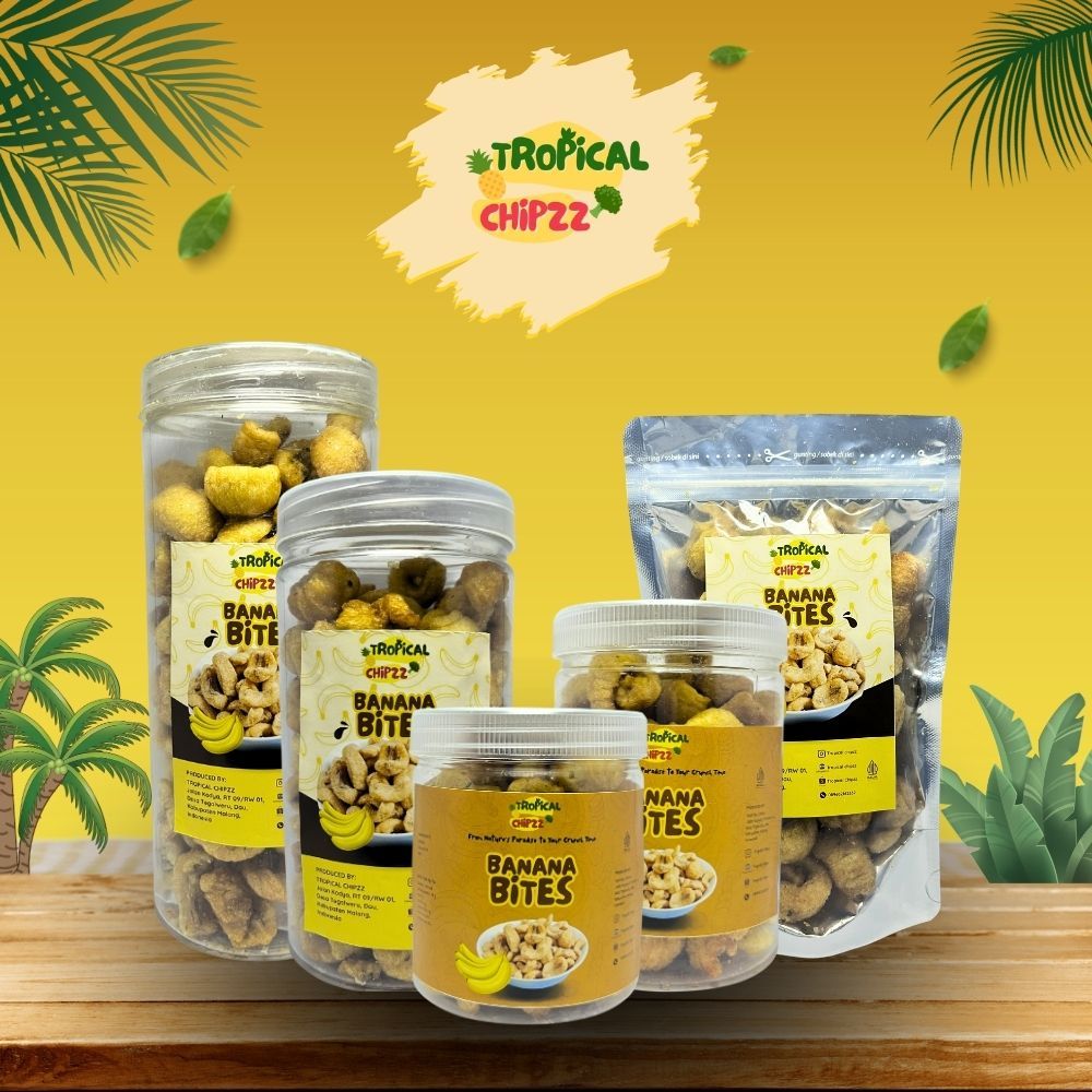 KERIPIK PISANG / BANANA BITES / Keripik Kering Buah Sayur