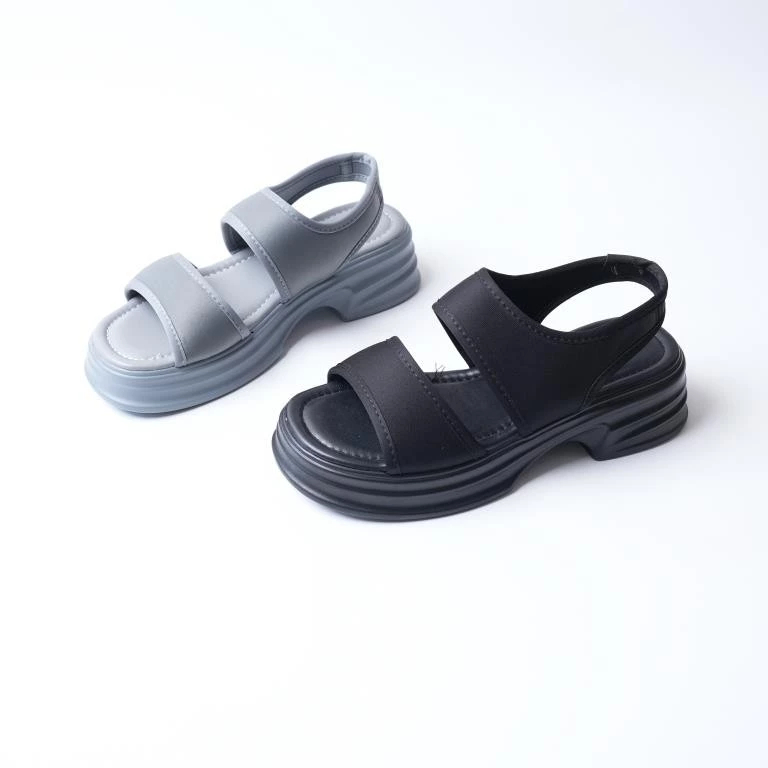 Patrizio Sandal Wedges Wanita Slip On Tinggi 5cm | Koleksi HSN03