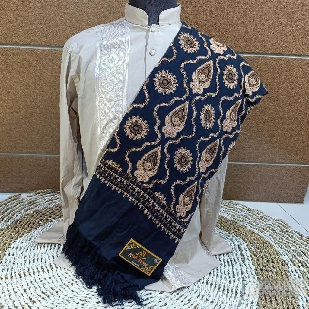 Sorban motif batik khasmir/Sorban habaib/Sorban khasmir motif batik/Kombinasi logo