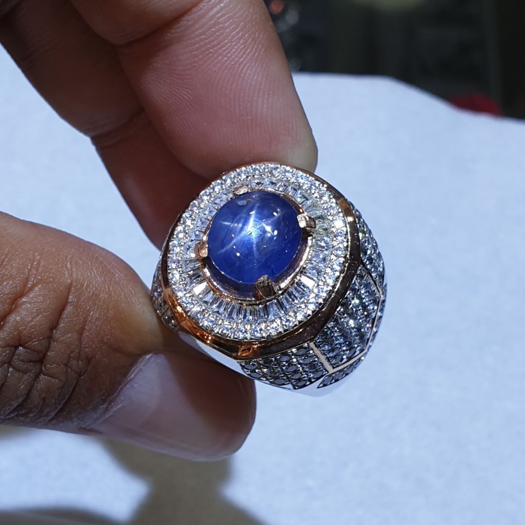 Natural Star Blue Sapphire Burma 4.42 crt