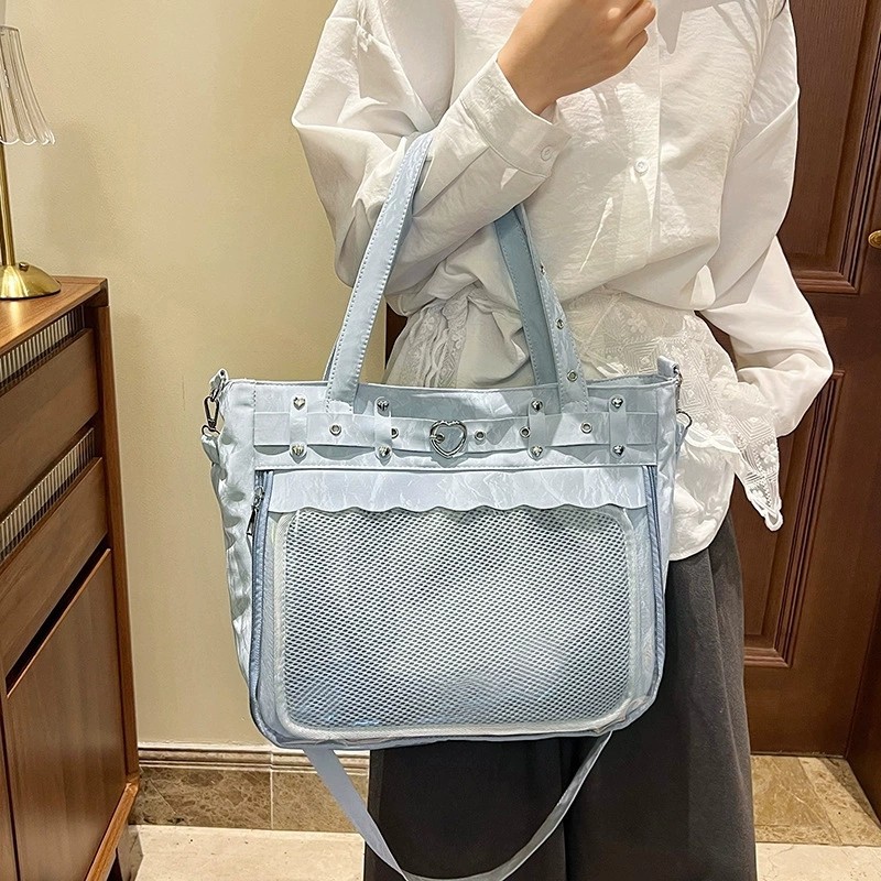 Tas Selempang Bahu Pu Jepang / Itabag Tas Slempang Badges / Untuk Simpan Badge Premium Terbaik