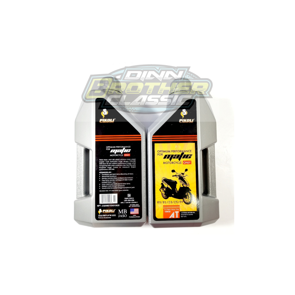OLI PIKOLI MATIC JASO MB 800ML PIKOLI MATIK PIKOLI SCOOTER 0.8L SYNTHETIC BLEND