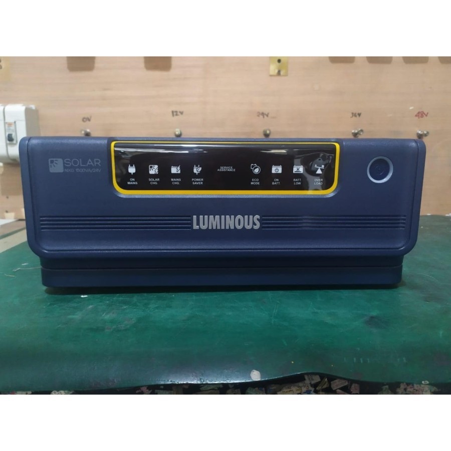 Luminous Solar Hybrid Inverter ( Pure Sinewave Pwm ) Inverter 1500 Va 1200 W Input 24 VDC