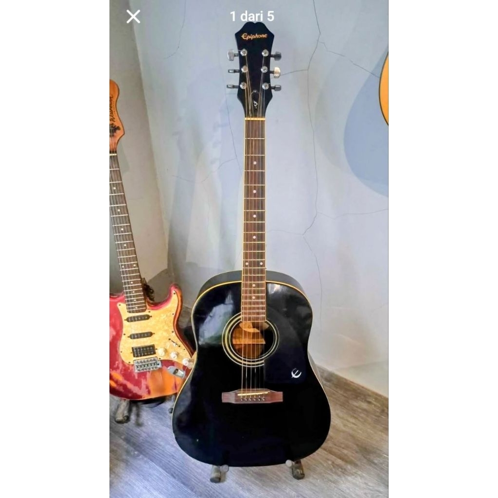 Gitar Akustik Epiphone Aj-100 Original Premium